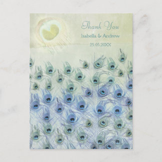 Postale Carte de remerciements Mariage de l'Imaginaire de 