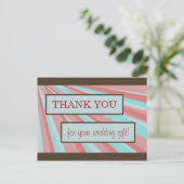 Postale Carte de remerciements mariage - Simple (Debout devant)