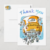 Postale Carte de remerciements marié (2C) (Devant / Derrière)