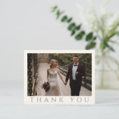 Postale Carte de Remerciements Moderne (Debout devant)