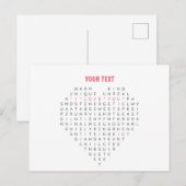 Postale Carte de remerciements plat (Devant / Derrière)