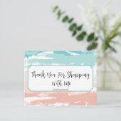 POSTALE CARTE DE REMERCIEMENTS PME (Debout devant)