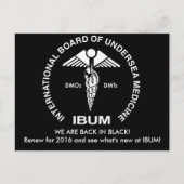 Postale Carte de renouvellement IBUM (Devant)