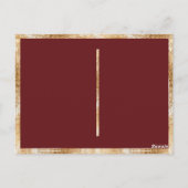 Postale Carte de réponse de mariage floral Eucalyptus de B (Dos)