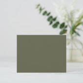Postale Carte de réponse QR Code de mariage moderne simple (Debout devant)