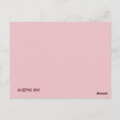 POSTALE CARTE DE REPRÉSENTATION 2026 (Dos)