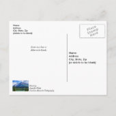 Postale Carte de rétablissement (Dos)