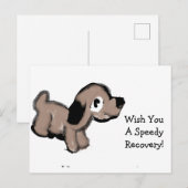 Postale Carte de rétablissement de Lion (Devant / Derrière)