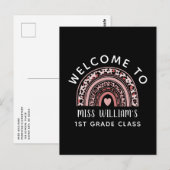 Postale Carte de retour à l'école (Devant / Derrière)