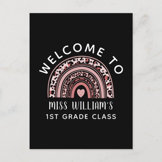 Postale Carte de retour à l'école (Devant)