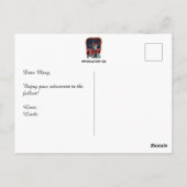 Postale Carte de retraite 'Emmène-moi avec toi' (Dos)