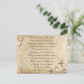 Postale Carte de réunion privée (Debout devant)