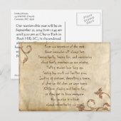 Postale Carte de réunion privée (Devant / Derrière)