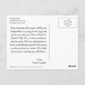 Postale Carte de réunion privée (Dos)