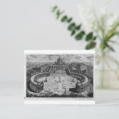 Postale Carte de Rome et du Campus Martius (Debout devant)