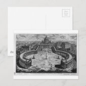Postale Carte de Rome et du Campus Martius (Devant / Derrière)