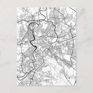 Postale Carte de Rome Italie