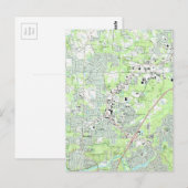 Postale Carte de Roswell Georgia (1992) (Devant / Derrière)