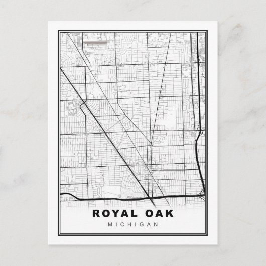 Postale Carte de Royal Oak (Devant)
