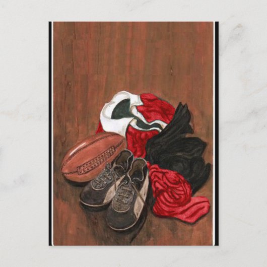 Postale Carte de rugby vintage (Devant)