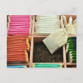 Postale Carte de sacs à thé (Devant)