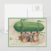 Postale Carte de Saint-Patrick (Devant / Derrière)