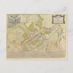 Postale Carte de Saint-Pétersbourg Russie faite en 1737