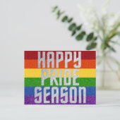 Postale Carte de saison pour la bonne fierté de la Parties (Debout devant)