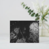 Postale Carte de San Francisco noir et blanc (Debout devant)