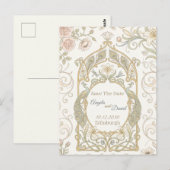 Postale Carte de sauvegarde baroque or (Devant / Derrière)