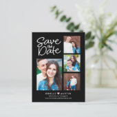 Postale Carte de sauvegarde de date éditable COULEUR pour (Debout devant)