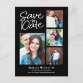 Postale Carte de sauvegarde de date éditable COULEUR pour (Devant)
