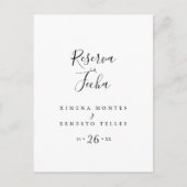 Postale Carte de sauvegarde de date simple (Devant)