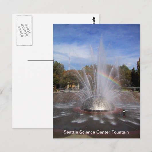 Postale Carte de Seattle Science (Devant / Derrière)
