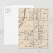 Postale Carte de section du comté de T16S R23E Tulare (Devant / Derrière)