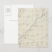 Postale Carte de section du comté de T20S R25E Tulare (Devant / Derrière)