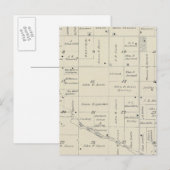 Postale Carte de section du comté de T20S R26E Tulare (Devant / Derrière)