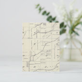 Postale Carte de section du comté de T21S R23E Tulare (Debout devant)