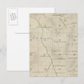 Postale Carte de section du comté de T23S R29E Tulare (Devant / Derrière)
