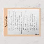 Postale Carte de séquestre (Dos)