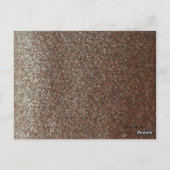 Postale Carte de Siège de Table à Paillettes Faux Rose (Dos)