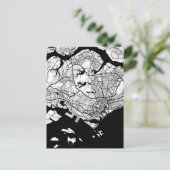 Postale Carte de Singapour (Debout devant)