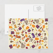Postale Carte de Sinterklaas (Devant / Derrière)