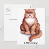 Postale Carte de sourire (Devant / Derrière)