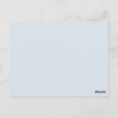 Postale Carte de souvenir de service funéraire (Dos)