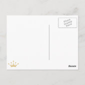 Postale Carte de souvenir Prince George de Cambridge (Dos)