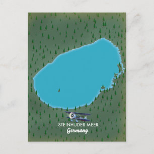 Postale carte de Steinhuder Meer Allemagne
