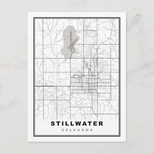 Postale Carte de Stillwater (Devant)