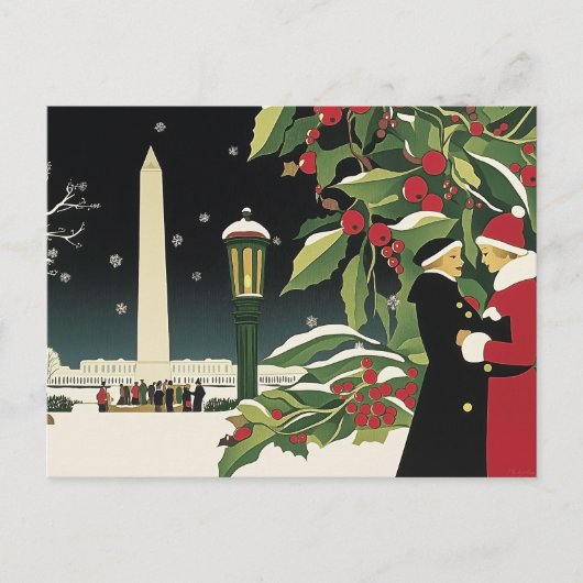 Postale Carte de style Art déco Washington DC (Devant)