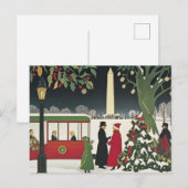 Postale Carte de style Art déco Washington DC (Devant / Derrière)